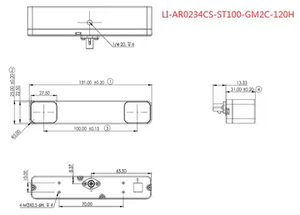 Caméra de détection de profondeur stéréoscopique AR0234CS 2,3 MP 60 ips 6 DoF IMU pour plateforme USB3.0 Qualcomm RB5 <span class=keywords><strong>NVIDIA</strong></span> Jetson <span class=keywords><strong>Vision</strong></span> robotique - Product Image 6