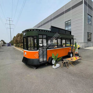 รถขายอาหารเคลื่อนที่อเนกประสงค์ปรับขนาดได้ พร้อมเตาอบพิซซ่าและเครื่องทอดแบบจุ่ม โครงสร้างสแตนเลส ดีไซน์ 4 ล้อ - Product Image 4