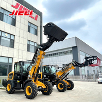 Chargeuse frontale télescopique 2500 kg de capacité de charge, godet de 1,1 m³, 4x4, moteur diesel hydraulique, attache rapide, haute performance