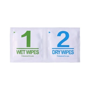Lente de vidrio templado Pantalla de teléfono Eliminación de polvo Toallitas de <span class=keywords><strong>limpieza</strong></span> en seco y húmedo Paquete de <span class=keywords><strong>alcohol</strong></span> - Product Image 2