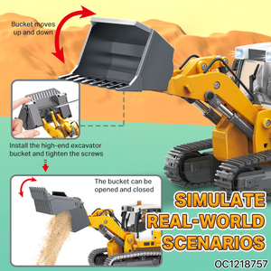 2,4G modelo <span class=keywords><strong>de</strong></span> simulación RC Crawler Truck Control remoto Cargador eléctrico juguete - Product Image 3