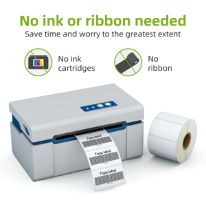 Độc quyền cung cấp tùy chỉnh nhiệt nhãn giấy dính sticker cho thực phẩm đông lạnh lạnh hậu cần lạnh dầu bằng chứng bền - Product Image 3