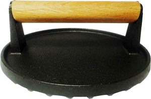 Prensa para Hamburguesas de Hierro Fundido de 7'' Modelo Bp007 para Aplanar Hamburguesas - Product Image 6