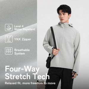   <span class=keywords><strong>Chaqueta</strong></span> Unisex de Tejido Softshell, de Una Sola Capa, Cortavientos, <span class=keywords><strong>Impermeable</strong></span> y Transpirable para Deportes al Aire Libre, Viajes, Desplazamientos y Salidas - Product Image 4