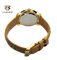 Reloj de Cuarzo SPARKTIME MS22 para Mujer, Acero Inoxidable, Correa de Cuero de Vaca de 18 mm, Cristal Hardlex de 36 mm, Resistente al Agua 50 m, Moda y Negocios