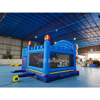 Château gonflable Paw Patrol Deluxe avec toboggan, châteaux gonflables pour parcs de jeux, terrains de jeux dans la cour, PVC durable