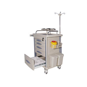 MK-P03 Goedkope Hoge Kwaliteit Staal-Kunststof Therapie Medische Trolley Prijs Met Accessoires - Product Image 4