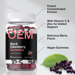 Gomitas <span class=keywords><strong>de</strong></span> Apoyo Inmunológico Natural <span class=keywords><strong>para</strong></span> Adultos con Saúco, <span class=keywords><strong>Zinc</strong></span>, Vitamina C, Multiminerales, <span class=keywords><strong>Suplemento</strong></span>, Potente Producto <span class=keywords><strong>de</strong></span> Belleza - Product Image 3