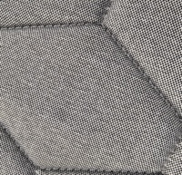 Tissu de matelas de luxe en polyester 100% tissé, à carreaux micro, teint en fil noir et blanc, haute densité, durable, pour hôtel