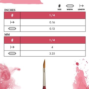 Pincel de pintura para artista, juego de pinceles de pintura personalizada para pintura acrílica, aceite y acuarela - Product Image 3