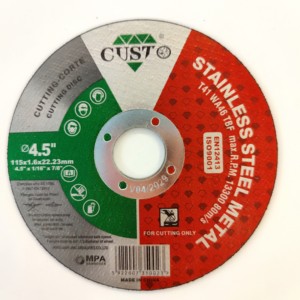 ใบ<span class=keywords><strong>ตัด</strong></span>เหล็กสแตนเลสขนาด 4.5 นิ้ว ทำจากเหล็กกล้าไร้สนิม - Product Image 3