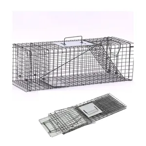 Con Chồn Nặng Gấp Gọn Được Lưới Dây Gấp Được Cho Chó Thỏ Hai Cửa Bẫy Động Vật Sống Nhân Đạo Mèo Lớn - Product Image 6