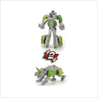 Juego de Juguetes Transformables de Dinosaurios HTL 6 en 1, Combinación de Mecha Gigante Transformable, Juguetes Combinables, Bloques de Construcción DIY para Niños