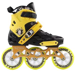 YSMLE Patins Unisexe Outdoor Fitness 3 Roues 110mm Patins de Vitesse en Ligne - Product Image 2