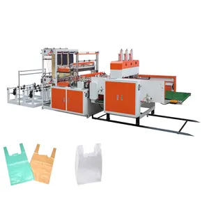 t shirt baging machines one line mini bottom sealing cutting machine