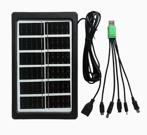 6V 4W <b>Mini</b> <b>Solar</b> <b>Panel</b> Outdoor Waterproof Portable <b>Solar</b> <b>Panel</b> for Mobile Phone Charging - Product Image 1