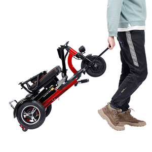 Tricycle électrique pliant scooter pour personnes âgées handicapés ménage petite voiture légère à batterie au lithium à trois roues - Product Image 2