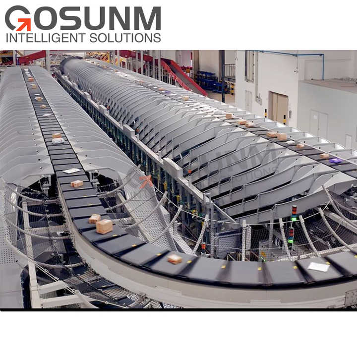 Warehouse Loop Customised Warehouse Courier Logistics Centre Automatic Annular Sorting ...