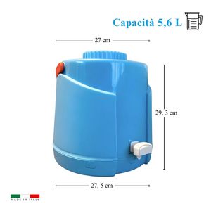 Dispensador de Agua Portátil de 5.6 Litros con Grifo y Asa para Uso en Exteriores - Product Image 2
