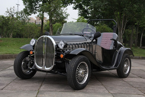 Classico elettrico Mini <span class=keywords><strong>auto</strong></span> retrò Vintage Fiat antichi carrelli da Golf per la vendita per uso del parco di divertimenti - Product Image 4