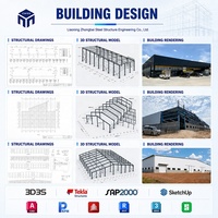 Bâtiment d'entrepôt/atelier en structure acier résistant aux intempéries, longue durée de vie, avec isolation du toit et des murs, pour usage industriel