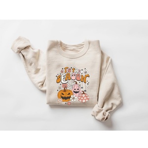 Stagione spettrale di <span class=keywords><strong>Halloween</strong></span> modello di zucca Design felpa da donna - Product Image 1