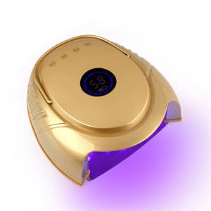 Lampe à ongles UV LED sans fil rechargeable <span class=keywords><strong>classique</strong></span> dorée, poignée portable, séchage rapide, 72W, lampe de séchage pour gel à ongles, utilisation à domicile - Product Image 3