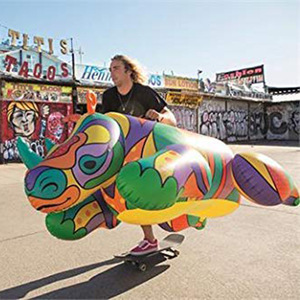 B01 văn hóa Pop tê giác Hồ bơi hồ <span class=keywords><strong>Inflatable</strong></span> mùa hè bên nước đồ chơi Ride-on Float với Heavy-Duty xử lý - Product Image 2