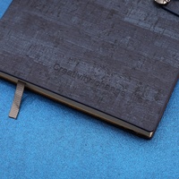 Carnet de notes A6 en velours avec anneaux dorés, organiseur avec enveloppes transparentes A6 et feuilles de papier pour cadeau ou journal intime