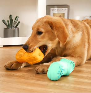 Jouets <span class=keywords><strong>pour</strong></span> chiens Pantoufles en latex grinçant Chewy Auto-divertissant et amusant Puppy Corgi Large Dog and Pet Dog Products - Product Image 3