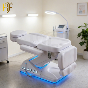 Camilla Eléctrica Premium para Estética, Silla Facial para Tatuajes, Reclinable, 3 Motores, Personalizable, para Pestañas, Spa - Product Image 1