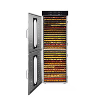 Commerciële 32-Tray Industriële Voedsel Dehydrator 110V 220V Zware Droger Voor Fruit Groenten Vlees Met Krachtige Motor