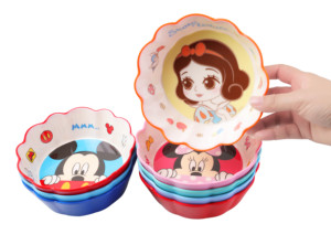 <span class=keywords><strong>Disney</strong></span> dining ware, bambini, stoviglie per bambini, ciotola in melamina per bambini, topolino, Minnie, McQueen, Elsa, <span class=keywords><strong>biancaneve</strong></span>, congelato