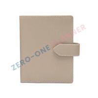 Carpeta de planificador A6 personal personalizada, cubierta de cuaderno de cuero PU, carpeta de presupuesto de dinero de 6 anillos con sobres de efectivo, Diamante acolchado Lila