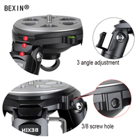 BEXIN grand appareil photo en fibre de carbone robuste nouveau design trépied téléobjectif télescopique réglable professionnel