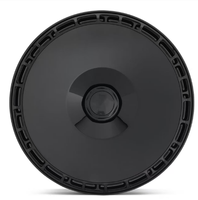 Jante en alliage forgé monobloc style HC AeroDisc avec couvercle de disque aérodynamique turbofan, jante de voiture de rechange pour VW Golf Audi A3 S3 RS3 A4 BMW E30