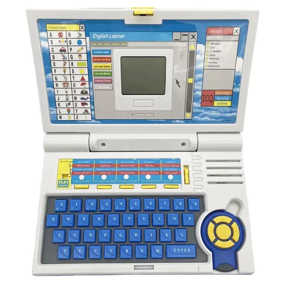 Классические интеллектуальные Обучающие игрушки ноутбук для детей обучающая машина игрушка английские планшеты обучающие игрушки для детей