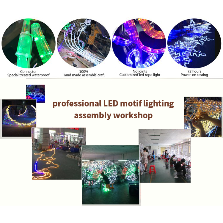 Christmas Decoration Party Light Corridor Arch Light Large Decoration Tunnel Led Out Door Light