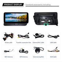 Autoradio Android Premium 10,25 pouces pour Audi Q5 RHD, 4/8 Go de RAM, 64/128 Go de ROM, écran tactile IPS, GPS 5.0, caméra de recul, garantie 1 an
