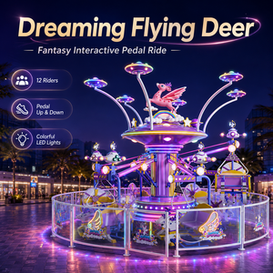 Recién llegado, <span class=keywords><strong>silla</strong></span> voladora para niños y carrusel Merry Go Round, paseos en parque de atracciones para parque temático al aire libre y parque infantil - Product Image 2