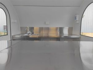 Carretto per Cibo a Tre Ruote Standard NZ, Chiosco Mobile Elettrico, Telaio Nero - Product Image 6