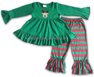 Conjuntos de Ropa de Dos Piezas para Niñas, Vestidos de Invierno de Manga Larga con Estampado de Calabaza de Algodón 2022, Conjuntos de Ropa para Halloween - Product Image 6