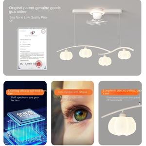 Plafond Led Ventilateur Lumière Tête Mobile Intelligent Gradation E27 Ventilateur Ampoule Décor À La Maison 360 Rotation Télécommande Moderne Ventilateur De Plafond - Product Image 3