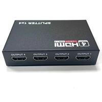 Répartiteur 1x4 HDTV 1080P pour ordinateur/téléviseur/moniteur, best-seller transfrontalier