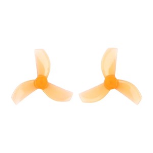 Hélices Gemfan C3678 de 35 mm y 1.4 Pulgadas, 3 Aspas, PC Gris/Naranja para Drones FPV Tinywhoop/Cinewhoop (2 CW+2 CCW) - 2 Pares - Product Image 3