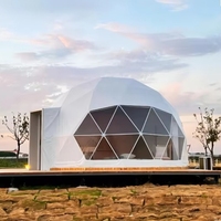 Tente d'événement, Barnum, Chapiteau, Gazebo, Auvent, Tente de glamping, Tentes dôme géodésiques commerciales en PVC, imperméables quatre saisons, en aluminium