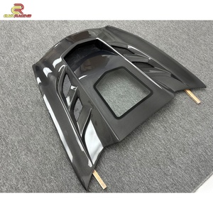 ฝากระโปรงหน้ารถยนต์คาร์บอนไฟเบอร์แบบเงา รุ่น KR-1 พร้อมกระจก สำหรับ Chevrolet Corvette C7 Z06 ฝากระโปรงคาร์บอน ครอบเครื่องยนต์ ชุดแต่งตัวถังรถยนต์ - Product Image 6