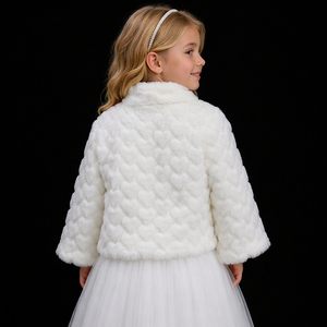 D1280 Châle de mariée pour fille d'honneur, châle épais et élégant pour robe de fille, idéal pour les mariages - Product Image 2