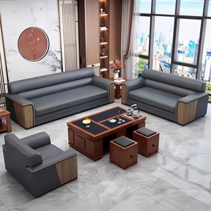 Ensemble moderne et minimaliste de canapé et table basse pour <span class=keywords><strong>bureau</strong></span>, idéal pour les zones de réception et les salons d'affaires - Product Image 3