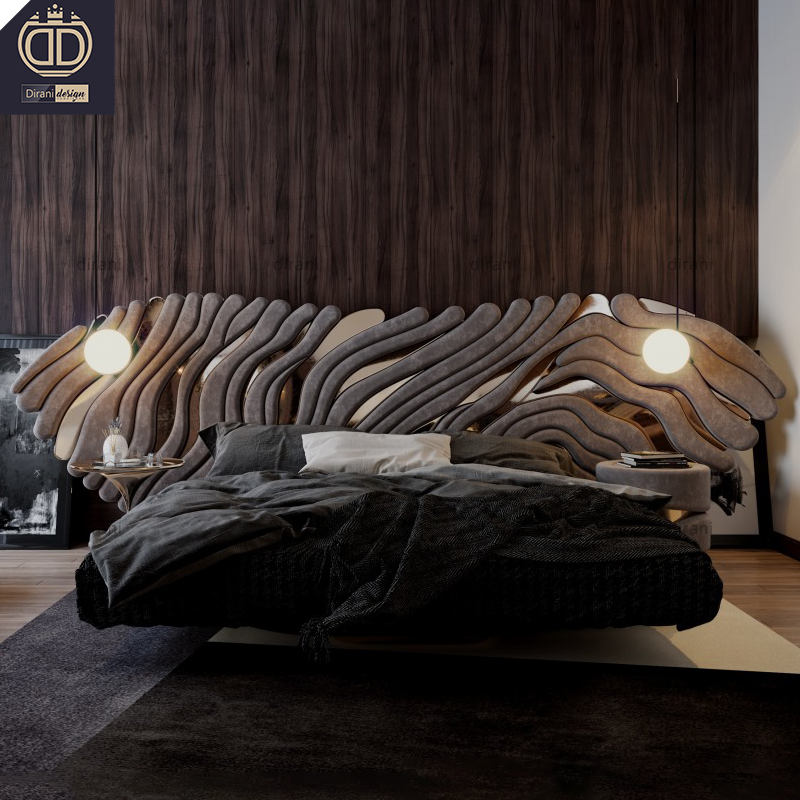 Latest Design Bed Back Design Modern Luxury Style